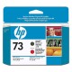 HP 73 Matte Black & Chromatic Red Printhead